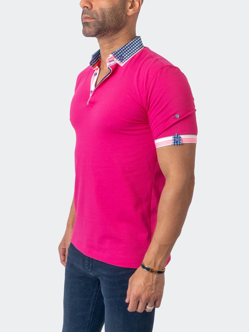 Polo Mozartsolidgrid Pink