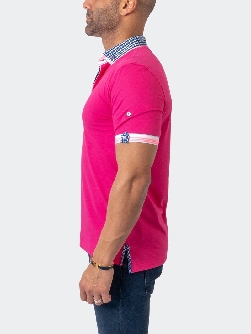 Polo Mozartsolidgrid Pink