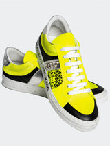 Shoe Casual Crossbones Yellow View-4