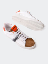 Shoe Casual LineOrange White View-4