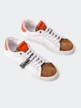 Shoe Casual LineOrange White View-5