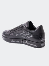 Shoe Casual PaintSkull Black View-3