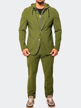 Suit Stretch Armata66 Green View-1