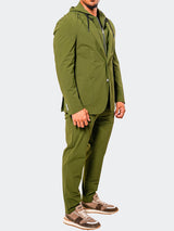 Suit Stretch Armata66 Green View-11