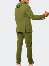 Suit Stretch Armata66 Green View-12