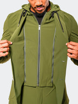 Suit Stretch Armata66 Green View-2