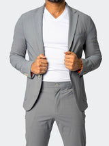 Suit Stretch Guerriero91 Grey View-1