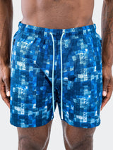 Swim Lion Checkquered31 BLK View-1