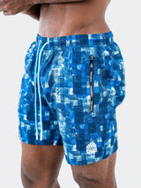 Swim Lion Checkquered31 BLK View-4