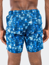 Swim Lion Checkquered31 BLK View-5