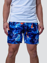 Swim Lion Marbled Blue View-1