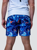 Swim Lion Marbled Blue View-5