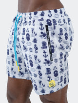 Swim Lion Nautical35 White View-2