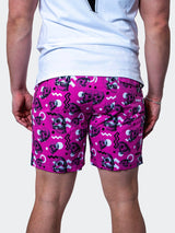 Swim Lion PinkSkull Pink View-6