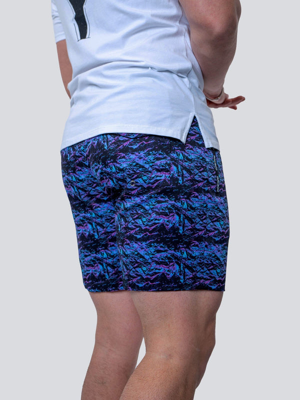 Swim Lion PurpleTextured Black