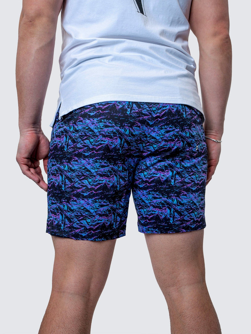 Swim Lion PurpleTextured Black