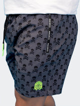 Swim Lion SkullCrossbones Grey View-2