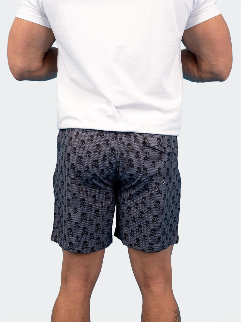 Swim Lion SkullCrossbones Grey