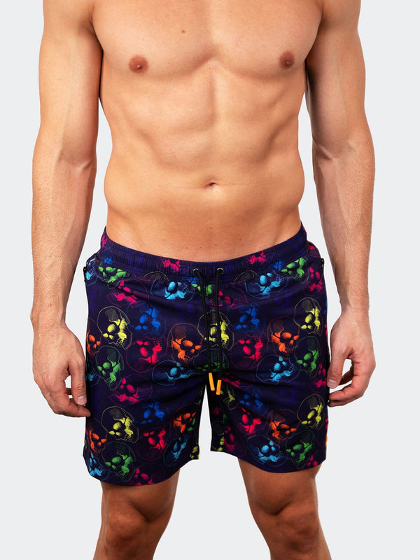 Swim Lion SkullNeon Black