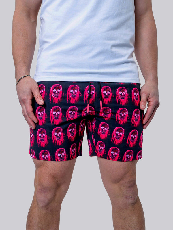 Swim Lion Skull Pink