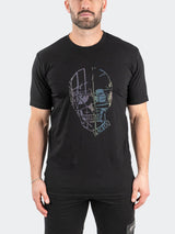 Tee BluePrint Skull Black View-1