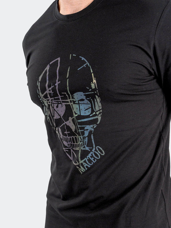 Tee BluePrint Skull Black