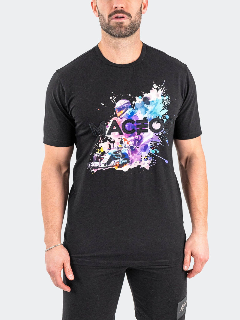 Tee F1 Splash Black