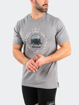 Tee LionCrown Grey View-3