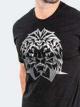 Tee SilverLion Black View-2