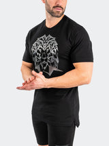 Tee SilverLion Black View-4