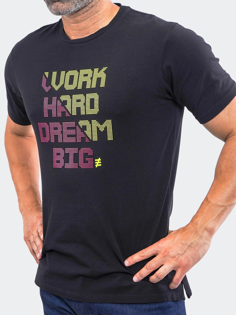 Tee WorkHard Black