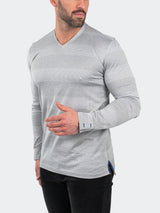 V-Neck EdisonRustic Grey View-6