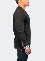 V-Neck Edison SkullCuff Black View-5