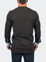 V-Neck Edison SkullCuff Black View-7