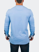 V-Neck Edison Sky Blue View-7