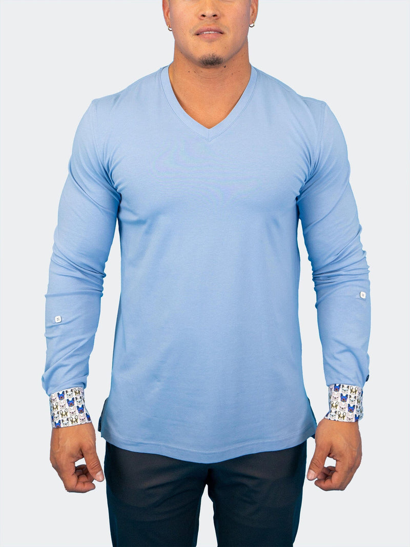 V-Neck Edison Sky Blue