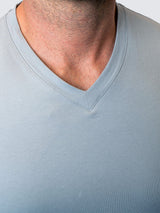 V-Neck Edison Soft Grey View-2