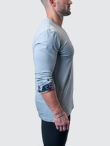 V-Neck Edison Soft Grey View-5