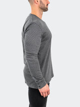 V-Neck EdisonWeaves Grey View-5