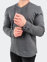 V-Neck EdisonWeaves Grey View-7