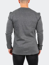 V-Neck EdisonWeaves Grey View-8