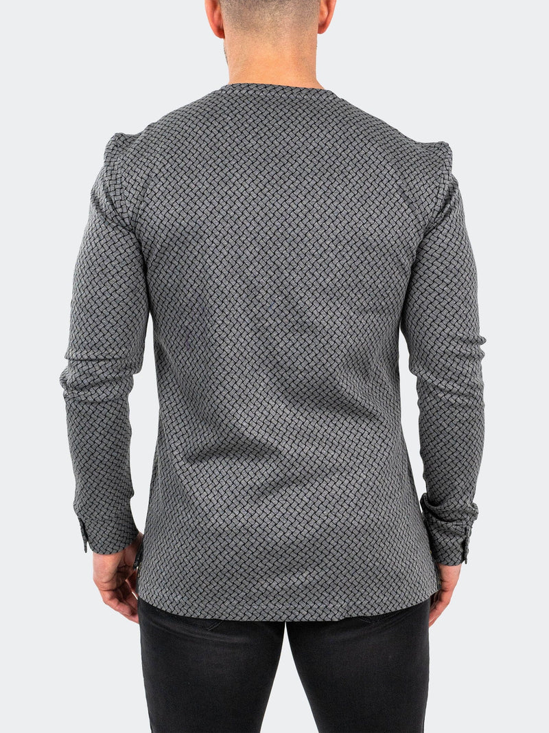 V-Neck EdisonWeaves Grey