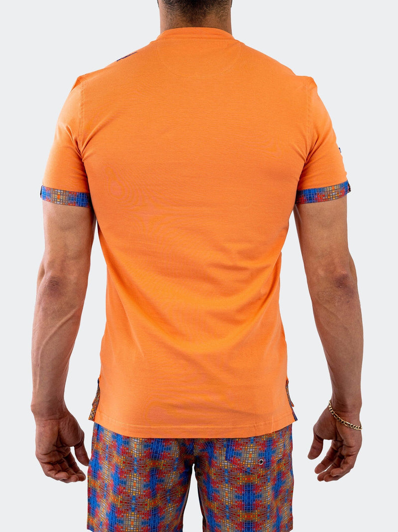 V-Neck Vivaldi Solid37 Orange