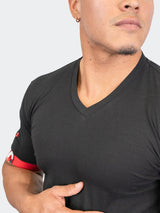 V-Neck VivaldiSolidDog Black View-2