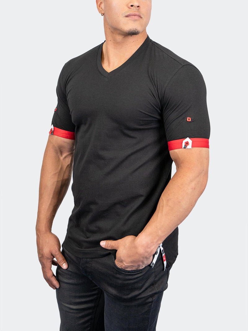 V-Neck VivaldiSolidDog Black