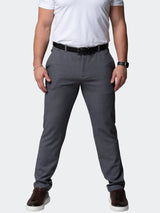 4-Way Stretch Pants Square Grey View-2