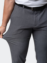 4-Way Stretch Pants Square Grey View-3