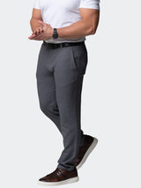 4-Way Stretch Pants Square Grey View-1