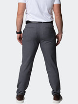 4-Way Stretch Pants Square Grey View-8