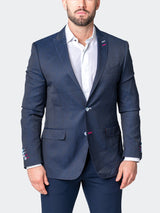 Blazer Descartes Huli Blue View-2